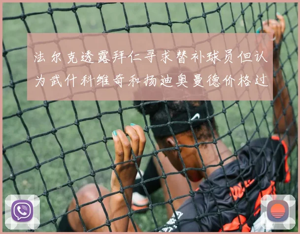 法尔克透露拜仁寻求替补球员但认为武什科维奇和扬迪奥曼德价格过高